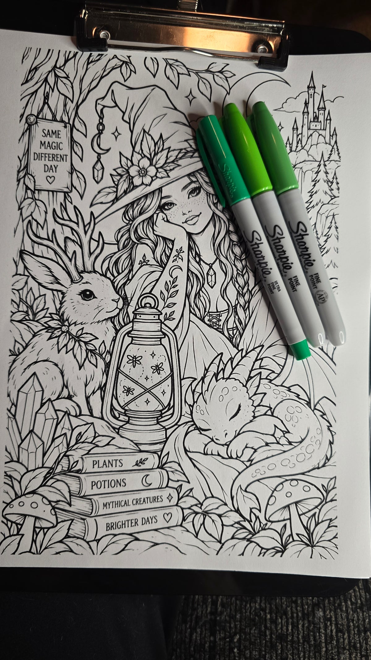 Fantasy Coloring Stories (Digital)