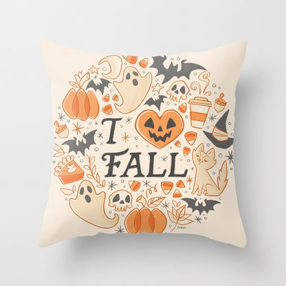 Halloween Pumpkin Decorative Pillow Cushion Cover