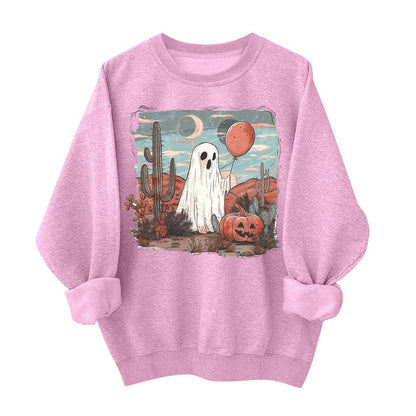 Funny Spooky Loose Sweater Pullover