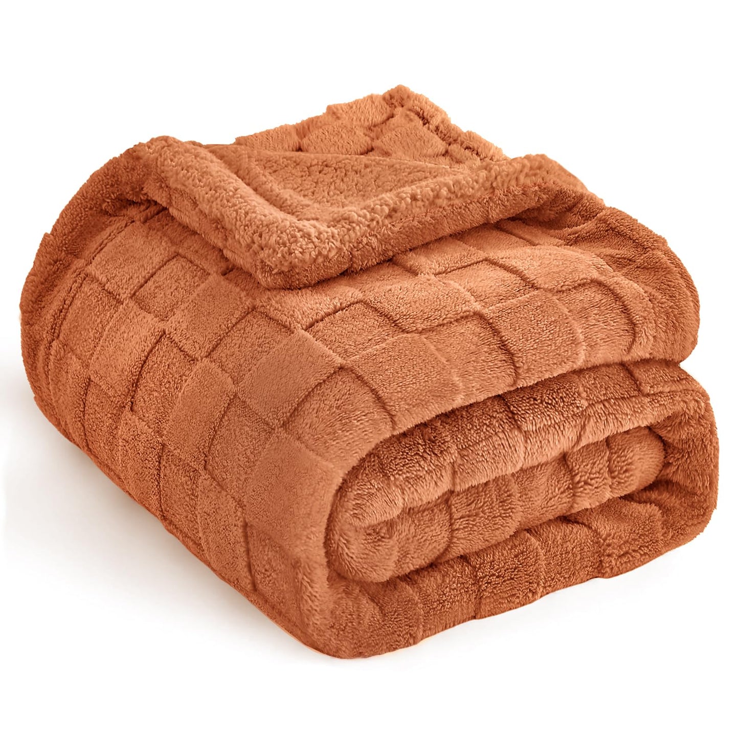 Ultra Soft Checkered Throw Blanket