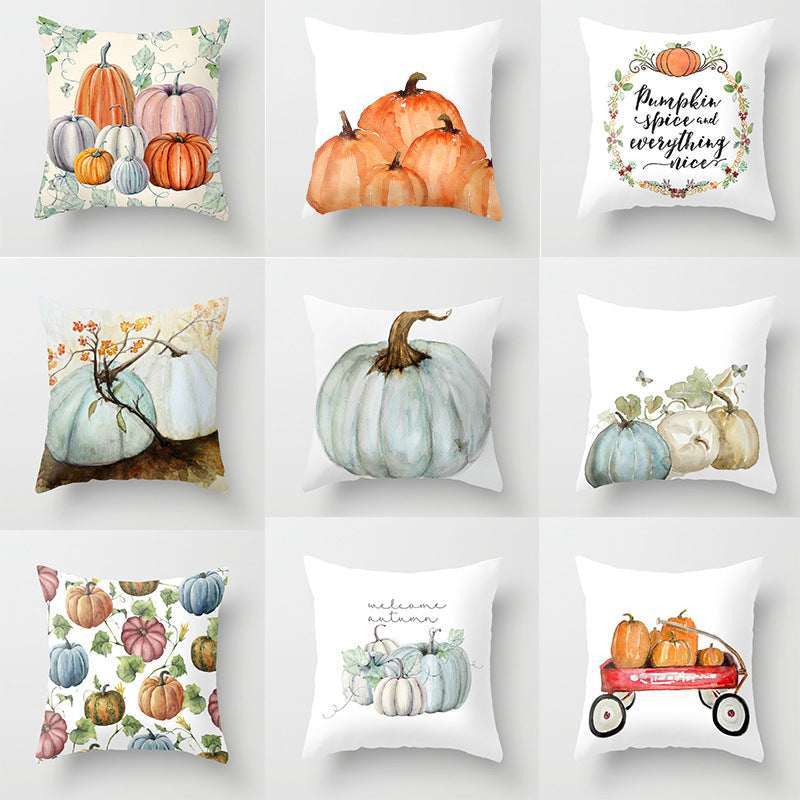 Halloween Pumpkin Decorative Pillow Cushion Cover