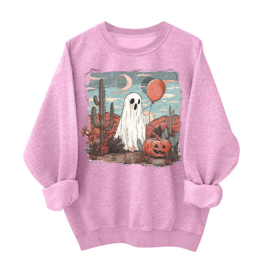 Funny Spooky Loose Sweater Pullover