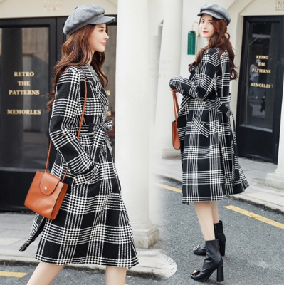 Stylish Casual Coat Plaid