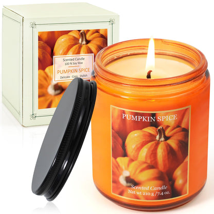 STRN Pumpkin Pie Scented Candle Aromatherapy