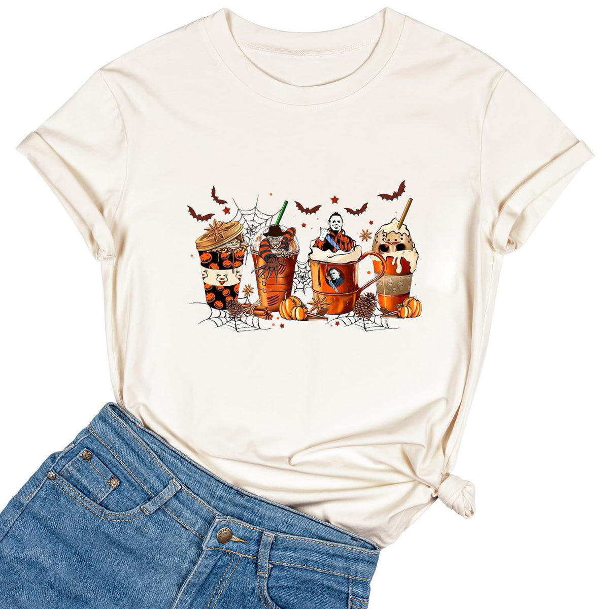 Pumpkin Spice Coffee Latte T Shirt