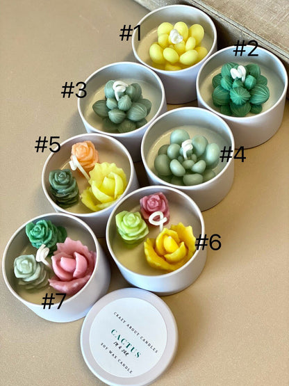 Cactus Jar Soy Candle